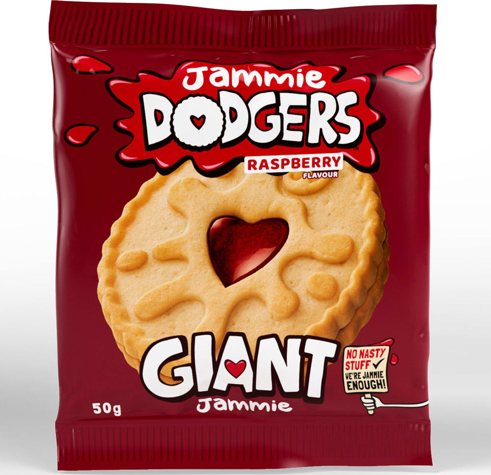 Jammie Dodger Giant 50g (20 Pack) | Turner Price Food Service