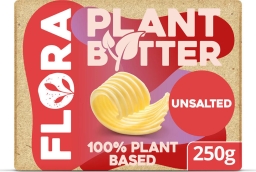 Flora Plant B+tter Unsalted 250g | Buy Online at Turner Price