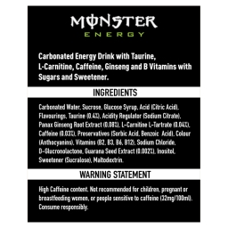 Monster Energy 553ml (12 Pack)